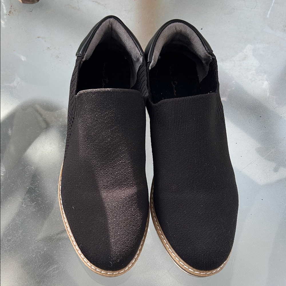 Black Slip-On Shoes